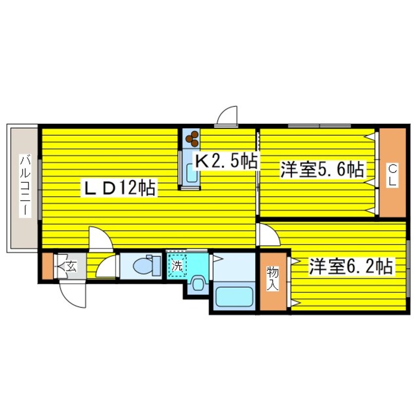 間取図 i　Cera北32条