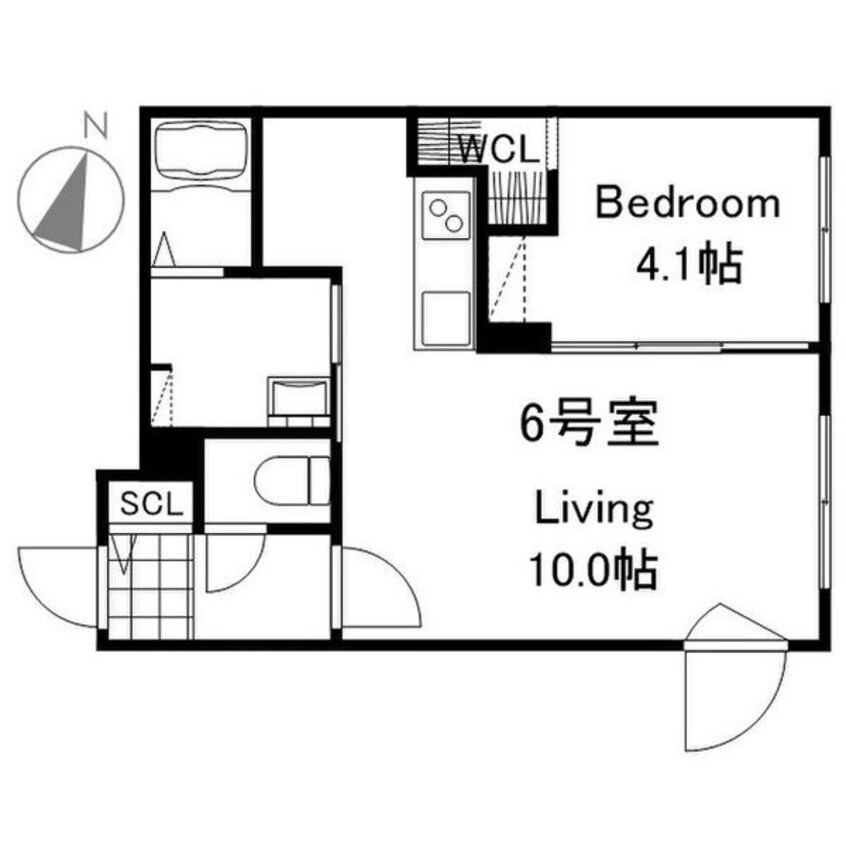 間取図 ラグランジュ元町