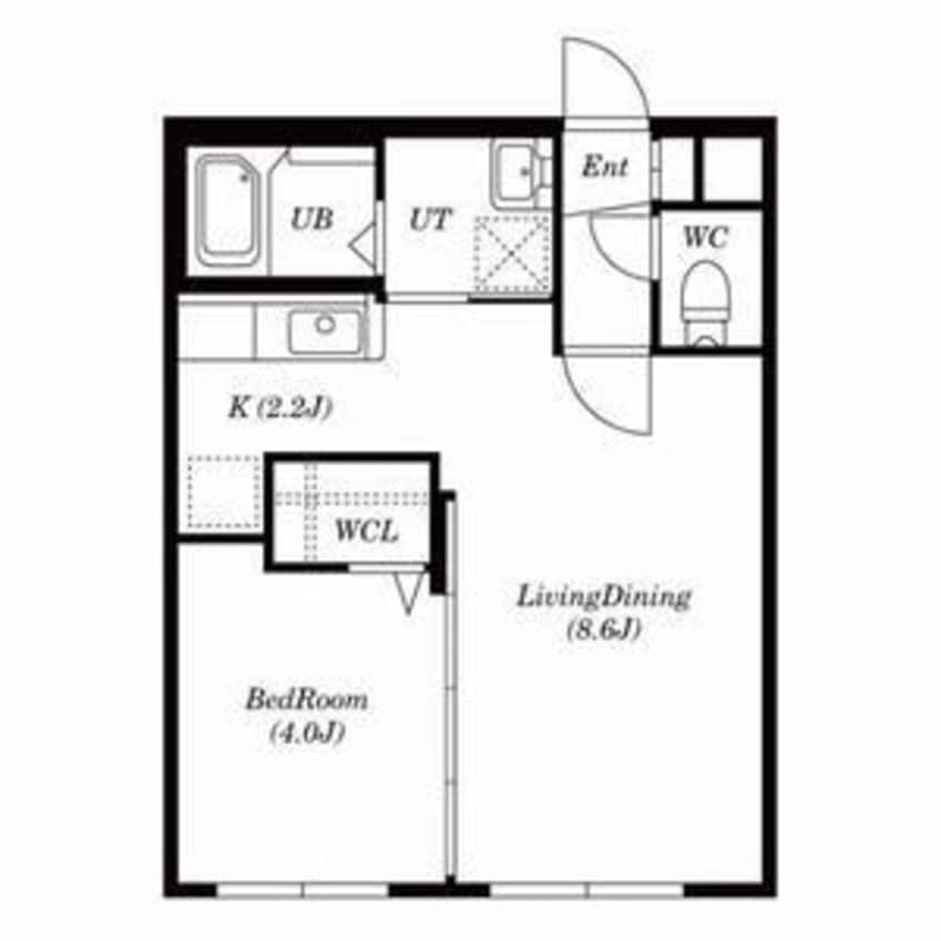 間取図 モンテマーレ環状通り