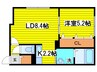 アプリーラ伏古 1LDKの間取り