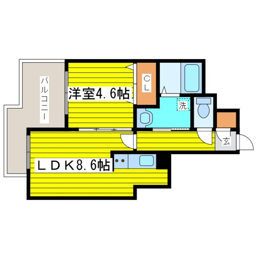 間取図 S-FORT北大前