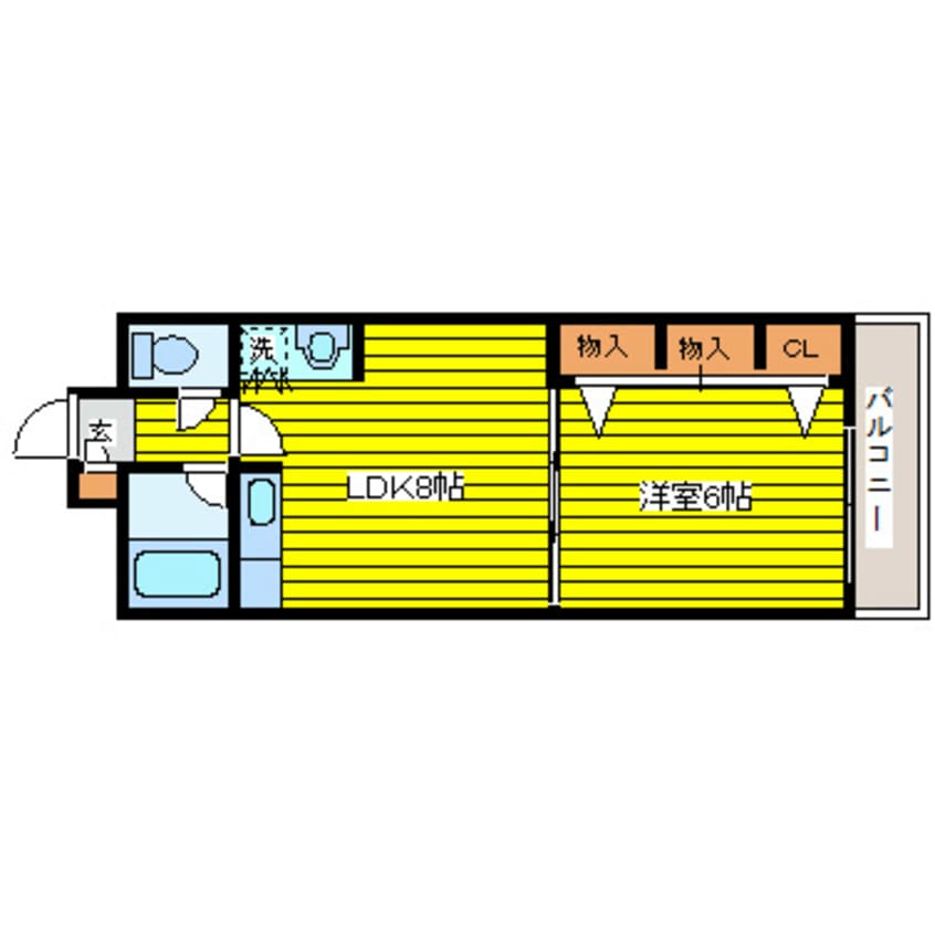 間取図 第5ふじビル