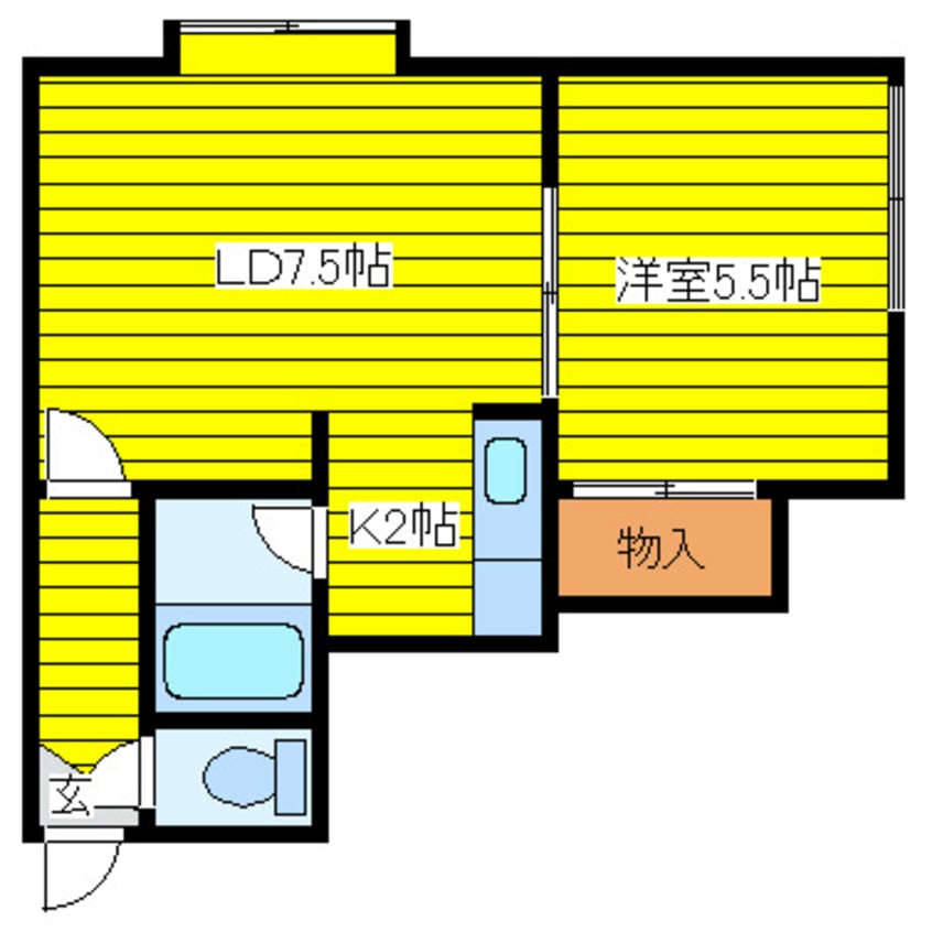 間取図 クリスタル壱番館