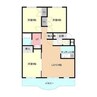ガーデンコアひまわり 3LDKの間取り