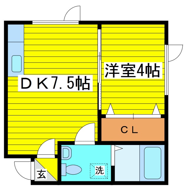 間取り図 アークコート北18条II