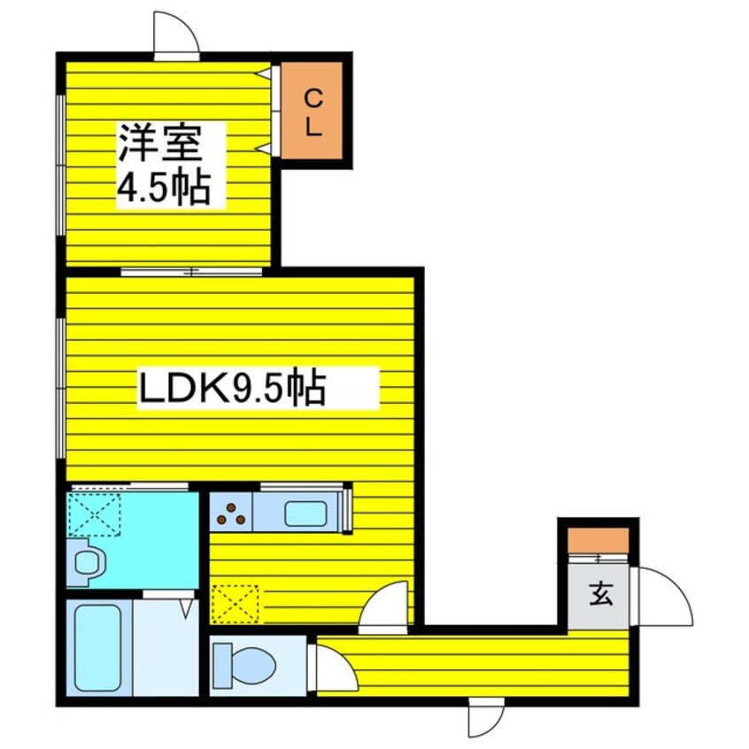 間取図 サンテラス元町