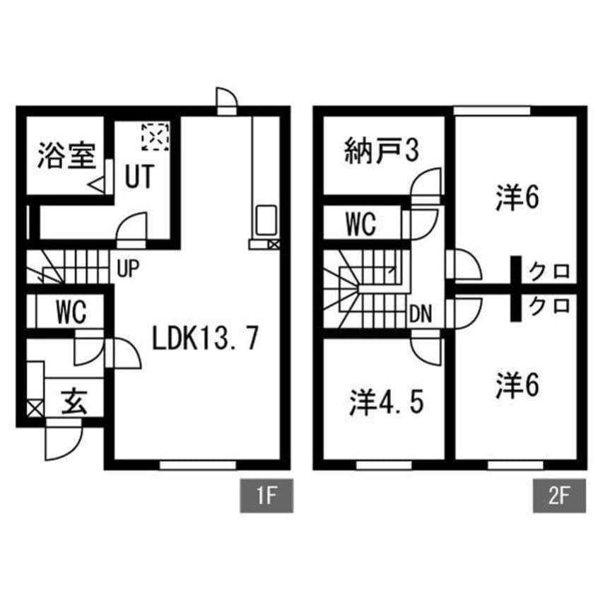 間取図 フリージア