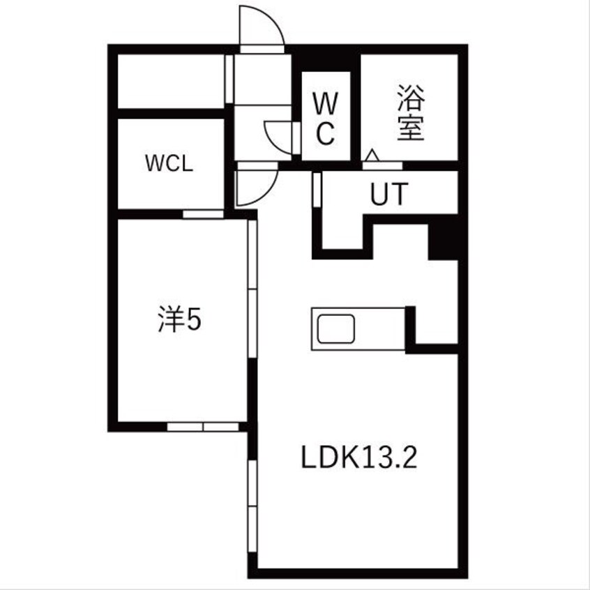間取図 Pine hills北23条