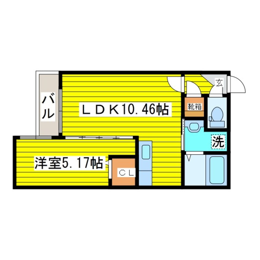間取図 コローレE6