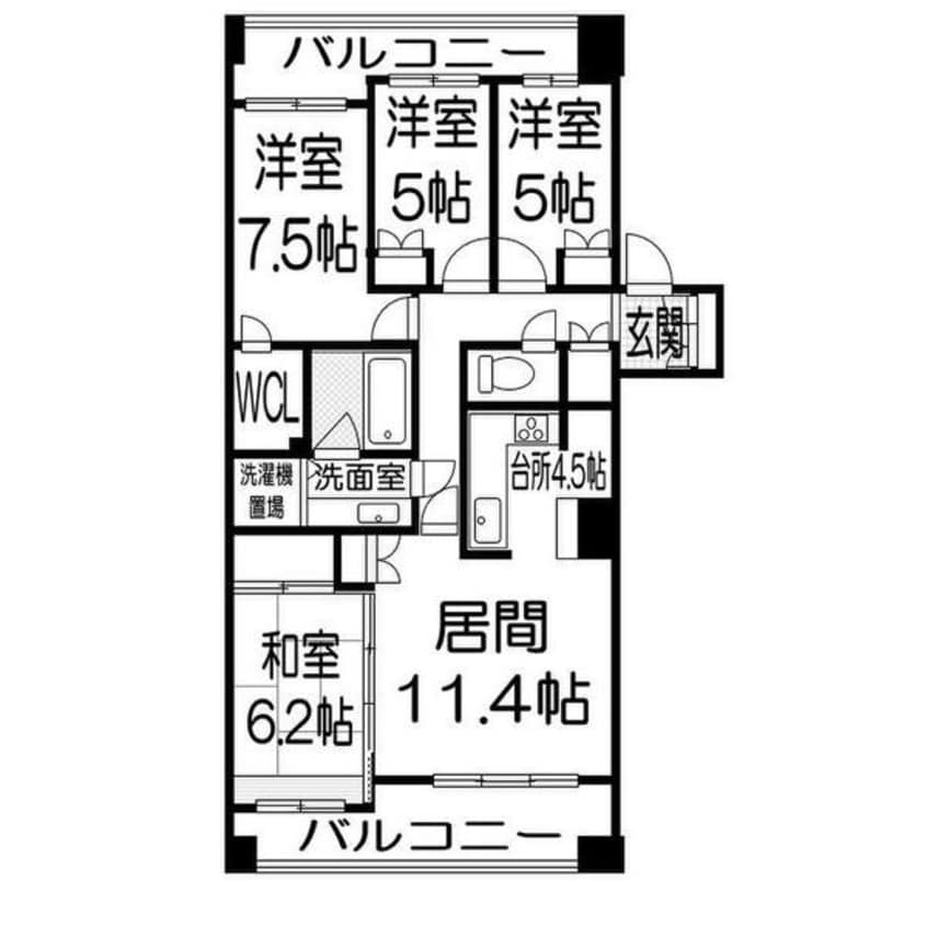 間取図 THE　SAPPORO　RESIDENCE