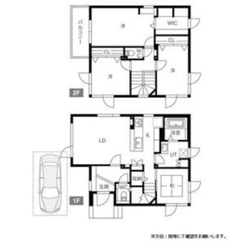 間取図 平岸1条12丁目貸家