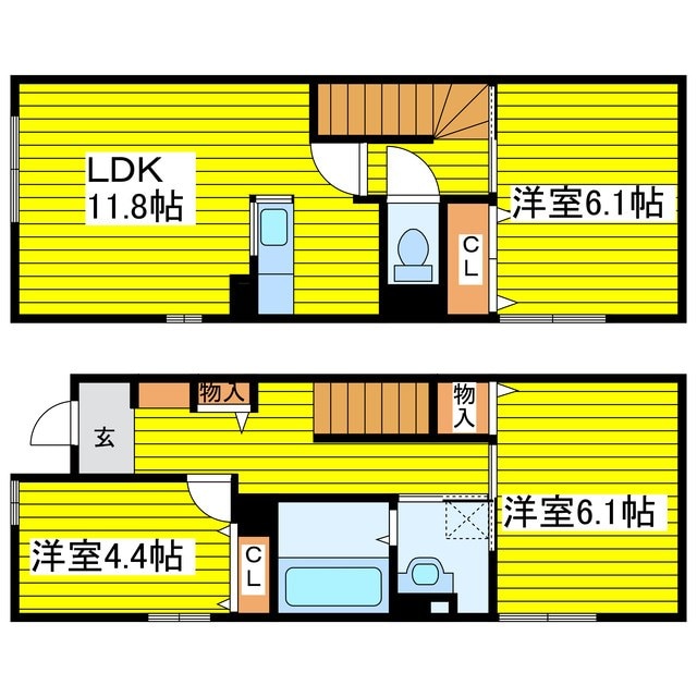 間取り図 アベニュー北10条