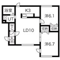 ルミエール麻生町５の間取図