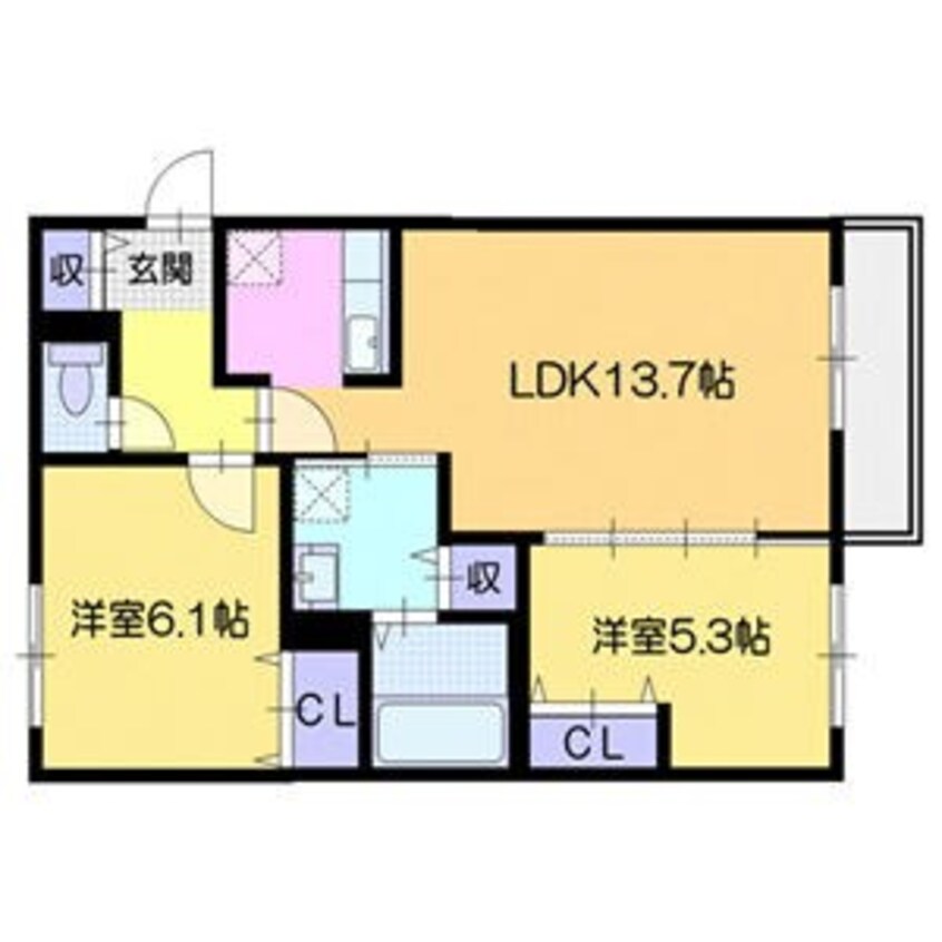 間取図 フローリス