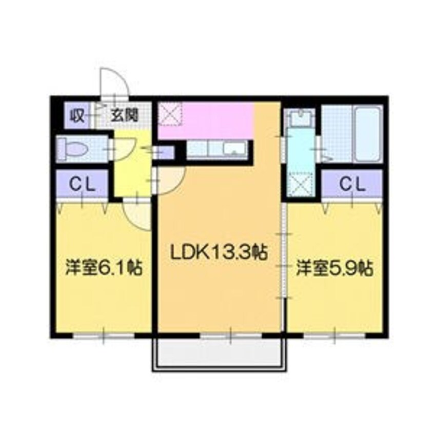 間取図 フローリス