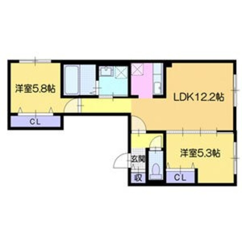 間取図 フローリス