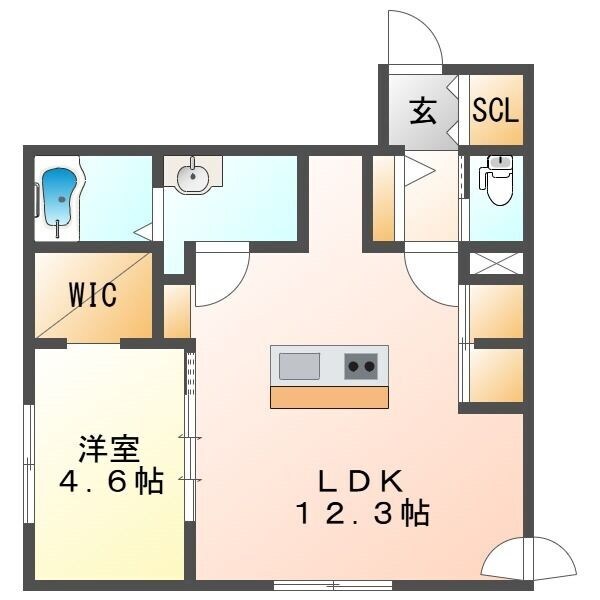 間取り図 R-fino MIYANOSAWA