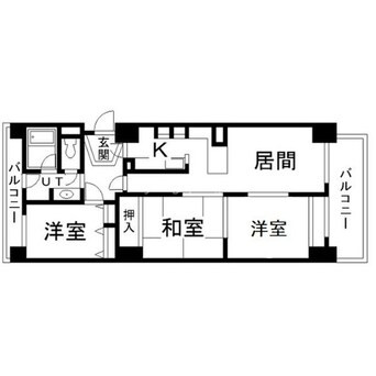 間取図 東海プラザ白石