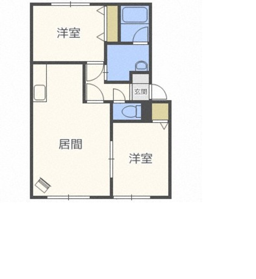間取図 ノースインタカマツII