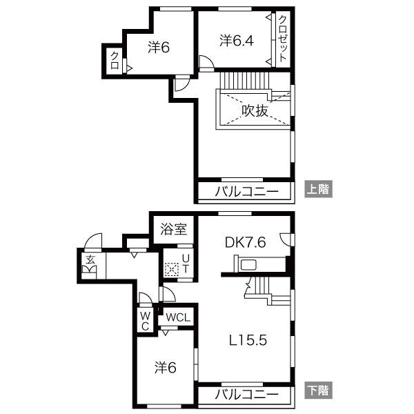 間取り図 グラス・ド・ラフォレ