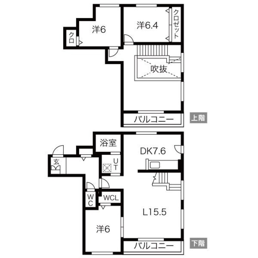 間取図 グラス・ド・ラフォレ