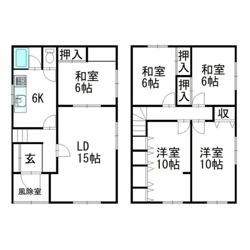 間取図 前田10条11丁目4-13