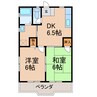 フィオーレ大口 2DKの間取り