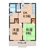 フィオーレ大口 2DKの間取り