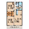 パームハイツ 2LDKの間取り
