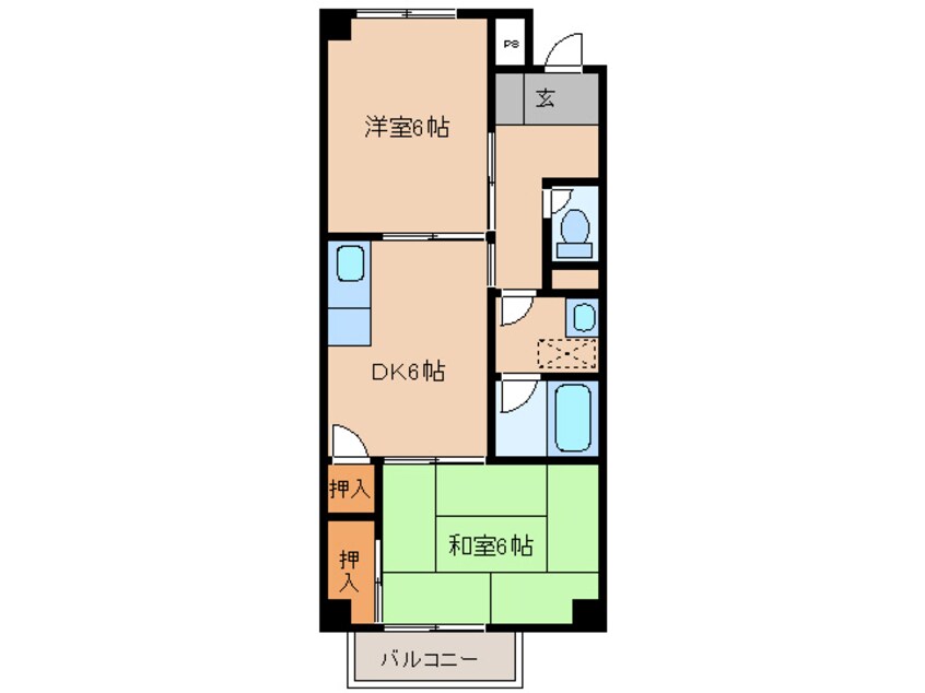 間取図 サープラスⅡ雉子野Ａ棟