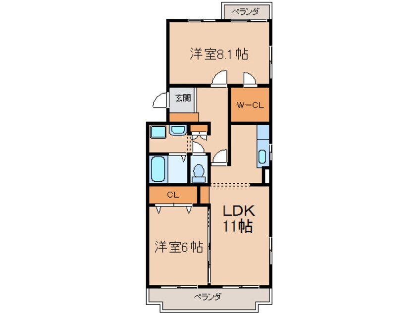 間取図 ソフィア小牧