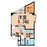 ラフィネ 1Kの間取り