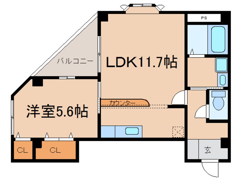 間取図 ラフィネ