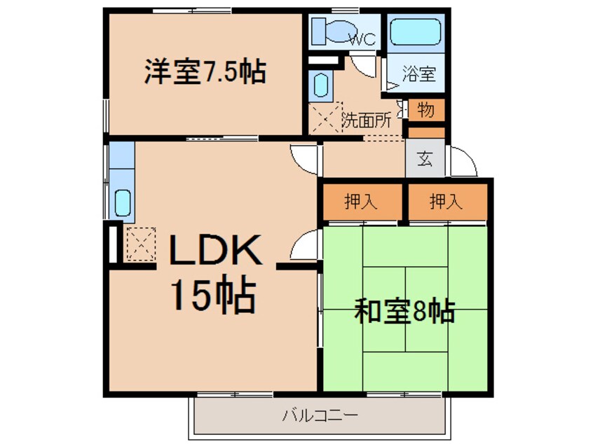 間取図 エステートプラムＣ棟