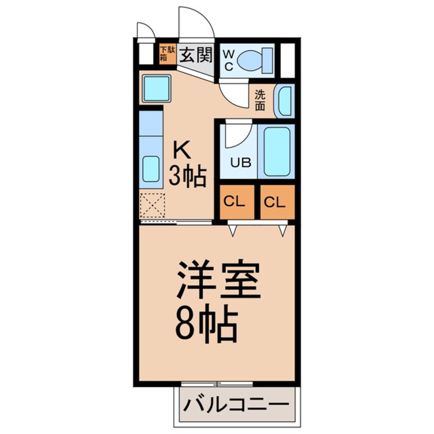 間取図 サープラスワン今枝