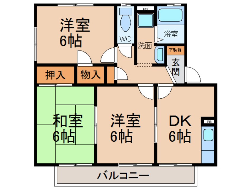 間取図 コンフォート