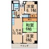 プルミエール 3LDKの間取り