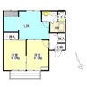 サン・ヴィレッヂ (間々本町) 2LDKの間取り