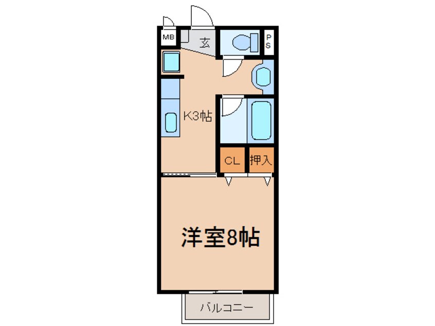 間取図 コーポ井上