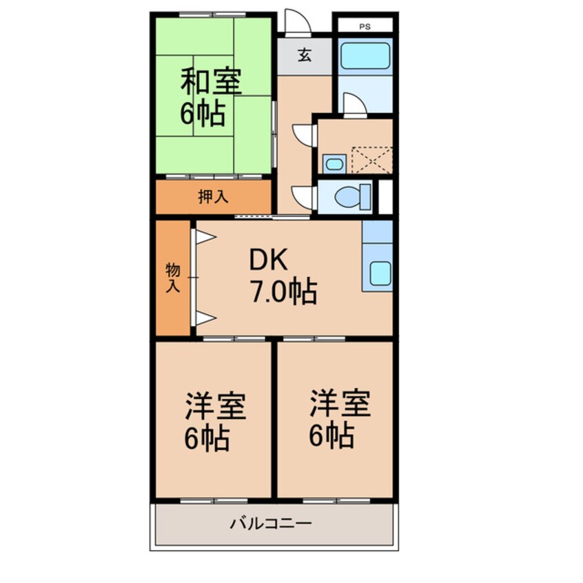 間取図 ファミリーハウス北之門