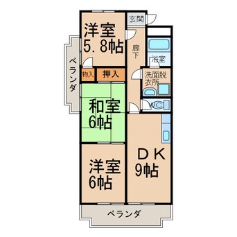 間取図 藤塚ハイツ