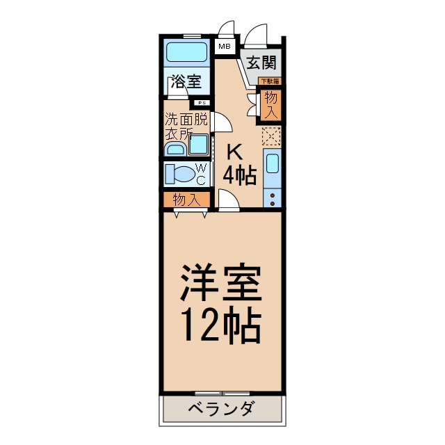 間取り図 ディージービル小牧中央