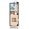 プチルームＴ 1Kの間取り