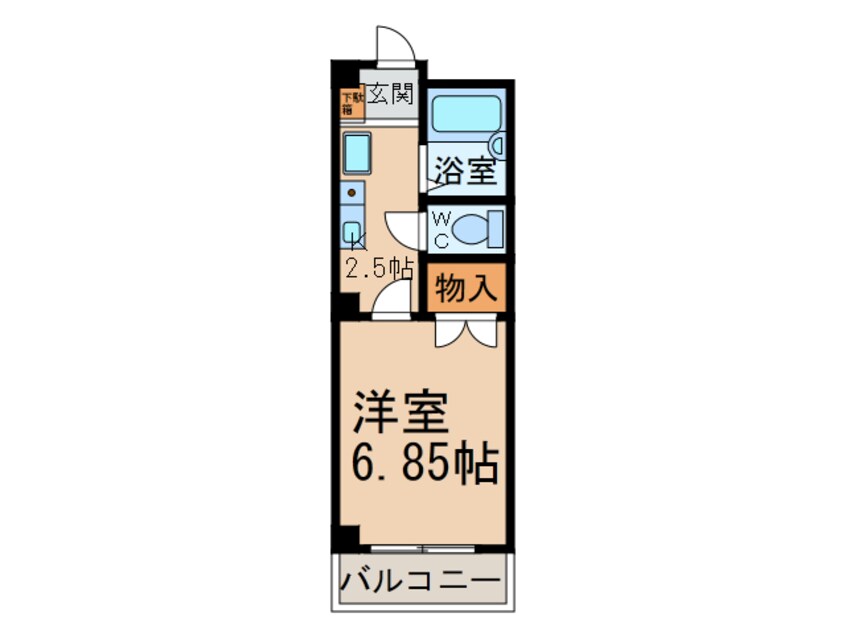 間取図 プチルームＴ