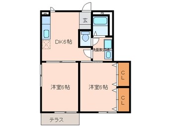 間取図 オーブリーハウス　Ｔ１