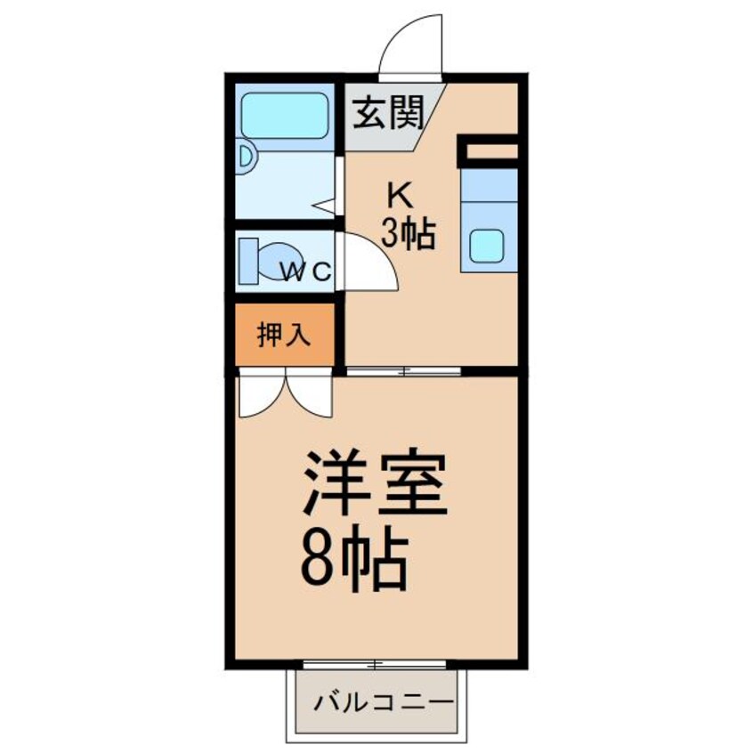 間取図 メゾン１８℃