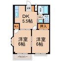 シャンブル２１の間取図