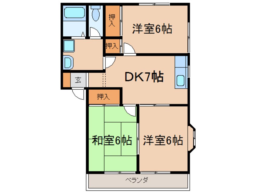 間取図 メゾン伊藤