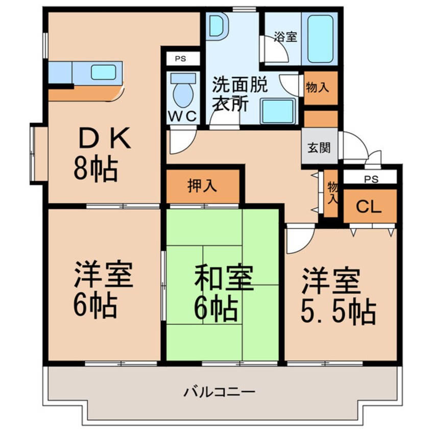 間取図 アビタシオン（ノール・シュット）