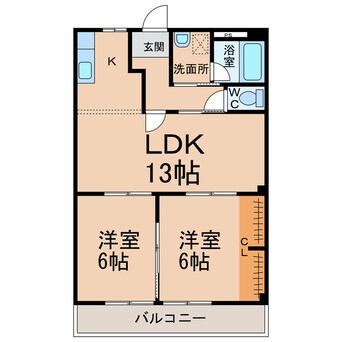 間取図 ハイツパイン